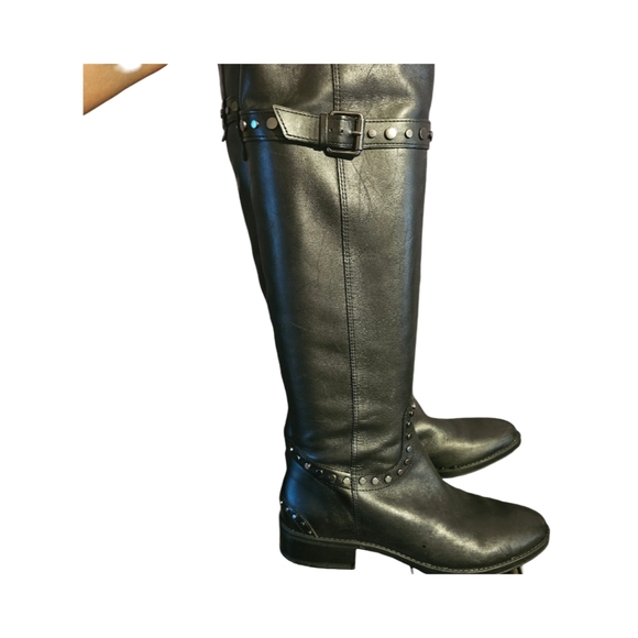 Sam Edelman Black Knee High Boots Womens size 7.5M - Picture 7 of 9